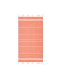 Serviette de plage en coton personnalisée MALIBU Matières : coton Couleurs : orange personnalisable avec votre logo