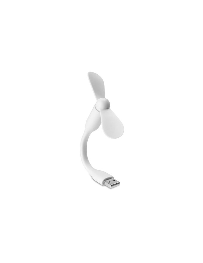 Ventilateur Portable USB Pratique et Design - TATSUMAKI Matières : PVC Couleurs : blanc