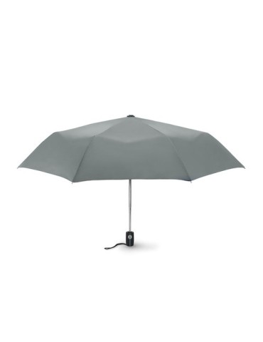 Parapluie automatique tempête personnalisé GENTLEMEN Matières : métal Couleurs : gris marquage laser ultra précis