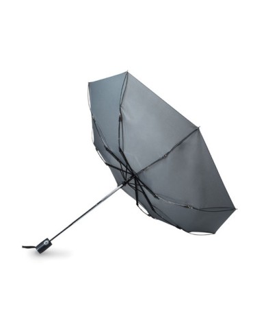 Parapluie automatique tempête personnalisé GENTLEMEN Matières : métal Couleurs : gris marquage couleur éclatante