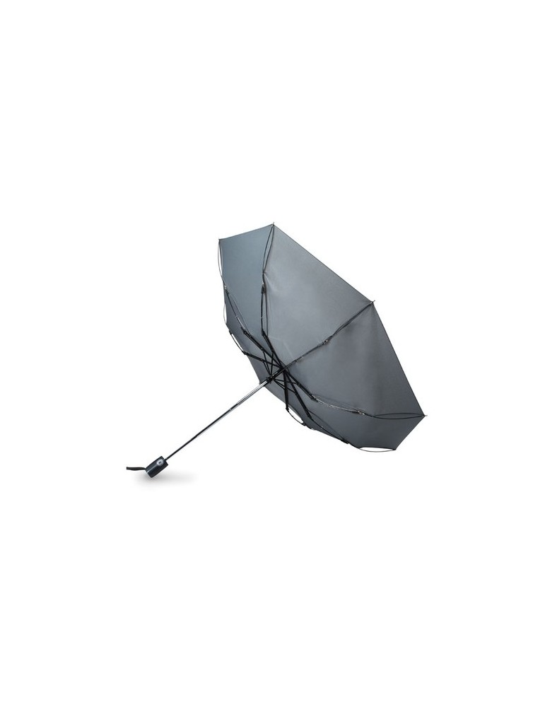 Parapluie automatique tempête personnalisé GENTLEMEN Matières : métal Couleurs : gris marquage couleur éclatante