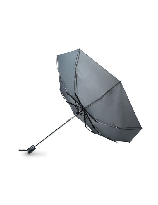 Parapluie automatique tempête personnalisé GENTLEMEN Matières : métal Couleurs : gris marquage couleur éclatante