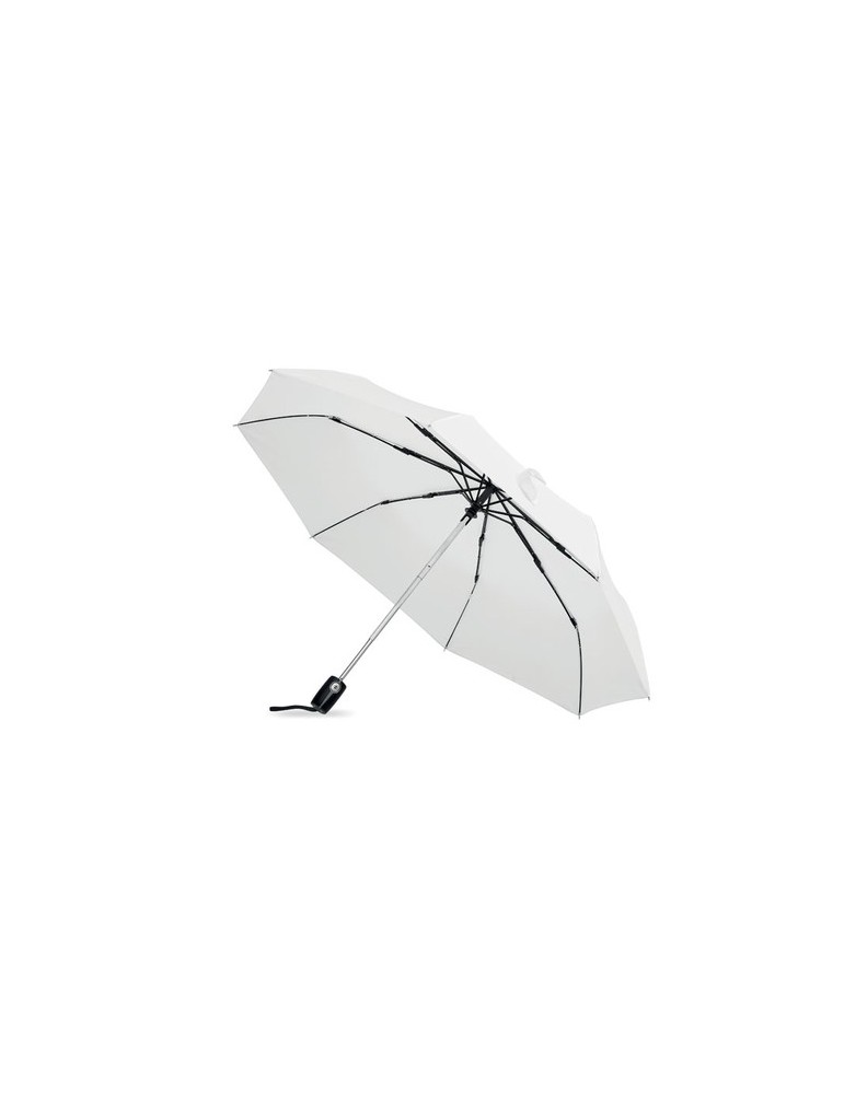 Parapluie automatique tempête personnalisé GENTLEMEN Matières : métal Couleurs : blanc cadeau entreprise pas cher