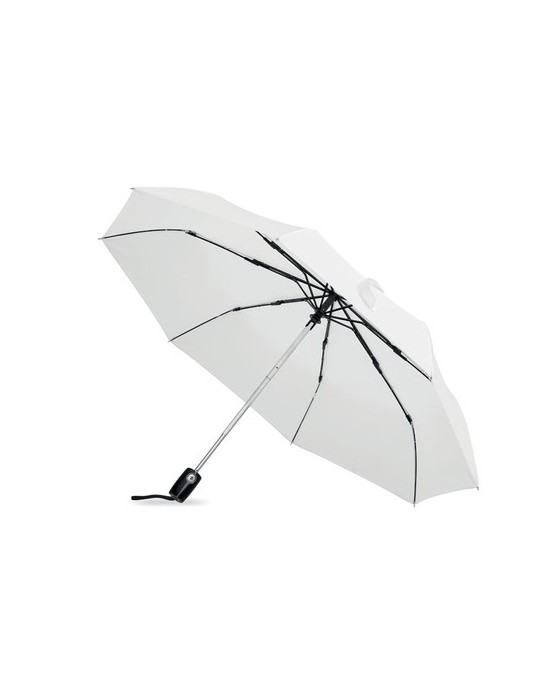 Parapluie automatique tempête personnalisé GENTLEMEN Matières : métal Couleurs : blanc cadeau entreprise pas cher