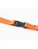 Tour de Cou Personnalisé 20 mm pour vos événements - LANY Matières : PET Couleurs : orange goodies entreprise design
