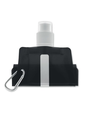 Gourde Pliable Éco-responsable et Pratique Personnalisée - GATES Matières : PET Couleurs : noir 2