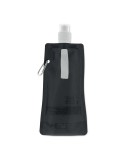 Gourde Pliable Éco-responsable et Pratique Personnalisée - GATES Matières : PET Couleurs : noir impression logo haute qualité