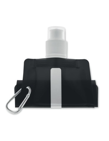 Gourde Pliable Éco-responsable et Pratique Personnalisée - GATES Matières : PET Couleurs : noir cadeau client original