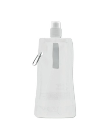 Gourde Pliable Éco-responsable et Pratique Personnalisée - GATES Matières : PET Couleurs : blanc cadeau affaires élégant