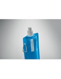 Gourde Pliable Éco-responsable et Pratique Personnalisée - GATES Matières : PET Couleurs : bleu transparent cadeau collaborateur