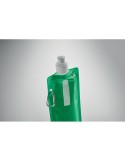 Gourde Pliable Éco-responsable et Pratique Personnalisée - GATES Matières : PET Couleurs : vert transparent personnalisation rap