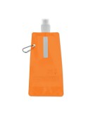 Gourde Pliable Éco-responsable et Pratique Personnalisée - GATES Matières : PET Couleurs : orange transparent marquage laser ult