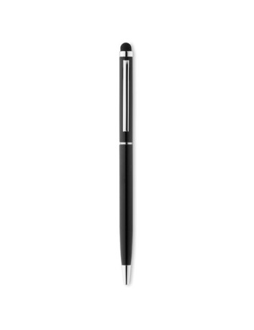 Stylo-stylet pratique et publicitaire NEILO TOUCH Matières : métal Couleurs : noir