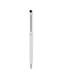 Stylo-stylet pratique et publicitaire NEILO TOUCH Matières : métal Couleurs : blanc impression haute définition