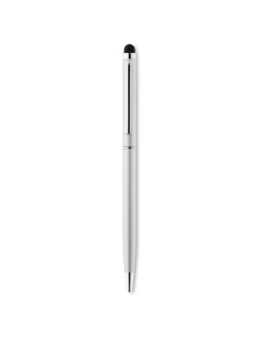 Stylo-stylet pratique et publicitaire NEILO TOUCH Matières : métal Couleurs : argenté mat goodies publicitaire événementiel