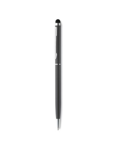 Stylo-stylet pratique et publicitaire NEILO TOUCH Matières : métal Couleurs : titane personnalisation rapide en France