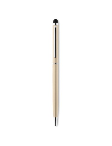 Stylo-stylet pratique et publicitaire NEILO TOUCH Matières : métal Couleurs : champagne personnalisable avec votre logo