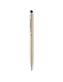 Stylo-stylet pratique et publicitaire NEILO TOUCH Matières : métal Couleurs : champagne objet publicitaire robuste