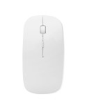 Souris sans fil personnalisée CURVY pour objets publicitaires Matières : ABS Couleurs : blanc goodies publicitaire événementiel