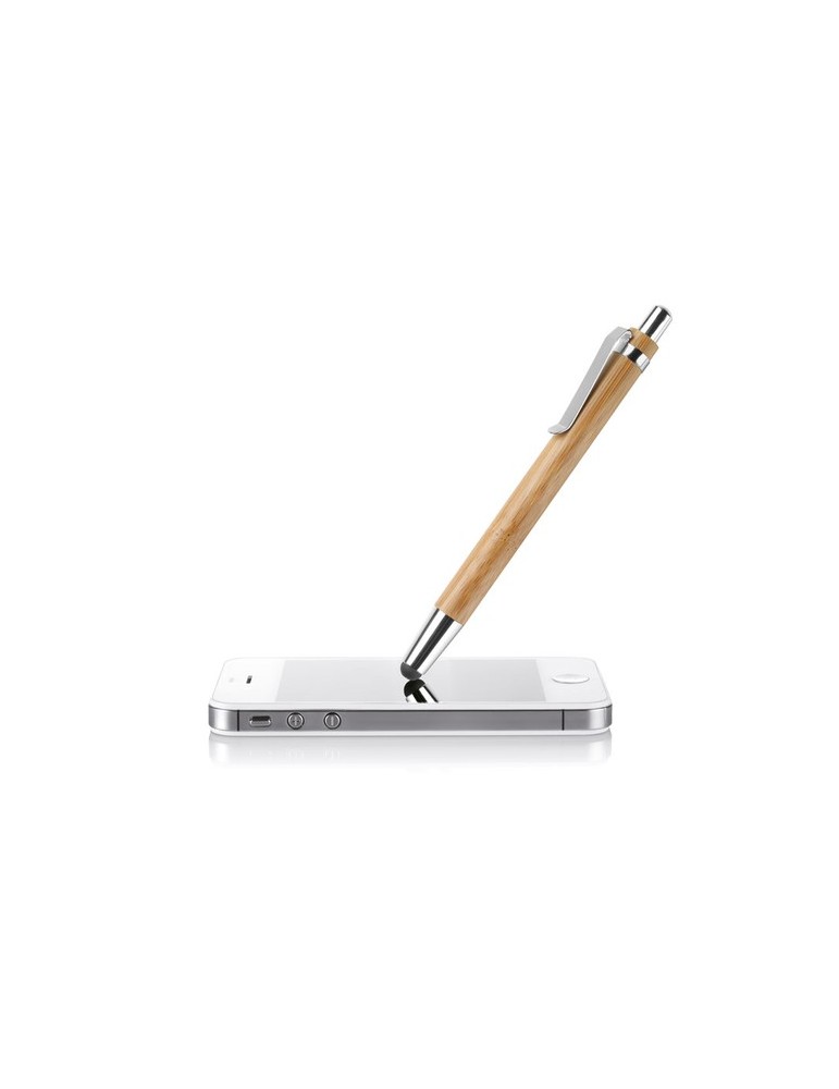 Stylo à bille  en bambou personnalisé BYRON Matières : bambou Couleurs : bois personnalisable avec votre logo