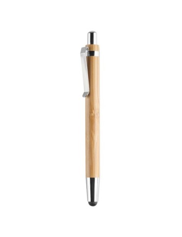 Stylo à bille  en bambou personnalisé BYRON Matières : bambou Couleurs : bois cadeau entreprise pas cher