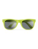 Lunettes de soleil personnalisées UV protectrices AMERICA Matières : Polycarbonate (PC) Couleurs : vert citron accessoire événem