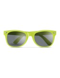 Lunettes de soleil personnalisées UV protectrices AMERICA Matières : Polycarbonate (PC) Couleurs : vert citron personnalisable a