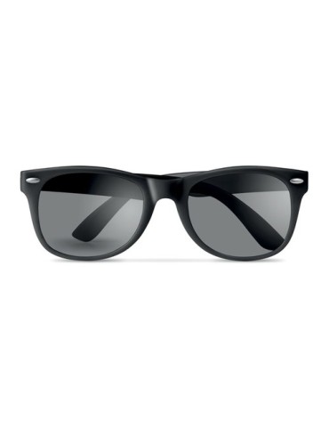 Lunettes de soleil personnalisées UV protectrices AMERICA Matières : Polycarbonate (PC) Couleurs : noir marquage couleur éclatan