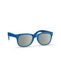 Lunettes de soleil personnalisées UV protectrices AMERICA Matières : Polycarbonate (PC) Couleurs : bleu marquage laser ultra pré