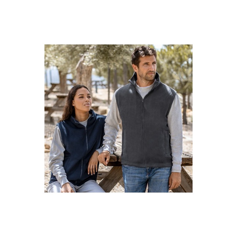 Gilet Polaire Personnalisable Éco-responsable Destin Matières : polyester Taille textile : XS Couleurs : vert objet publicitaire