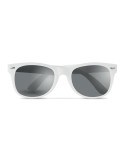 Lunettes de soleil personnalisées UV protectrices AMERICA Matières : Polycarbonate (PC) Couleurs : blanc cadeau client original