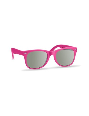 Lunettes de soleil personnalisées UV protectrices AMERICA Matières : Polycarbonate (PC) Couleurs : fuchsia cadeau entreprise pas