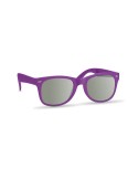Lunettes de soleil personnalisées UV protectrices AMERICA Matières : Polycarbonate (PC) Couleurs : violet objet promotionnel éco