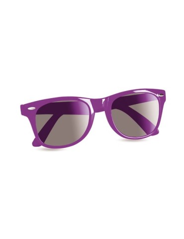 Lunettes de soleil personnalisées UV protectrices AMERICA Matières : Polycarbonate (PC) Couleurs : violet cadeau entreprise pas 