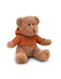 Ours en peluche personnalisé avec t-shirt - JOHNNY Matières : PET Couleurs : orange cadeau client original