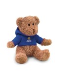 Ours en peluche personnalisé avec t-shirt - JOHNNY Matières : PET Couleurs : bleu cadeau collaborateur premium