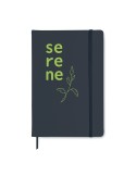 Carnet A5 Ligné Personnalisé - 96 Pages ARCONOT Matières : papier Couleurs : bleu marine marquage laser ultra précis