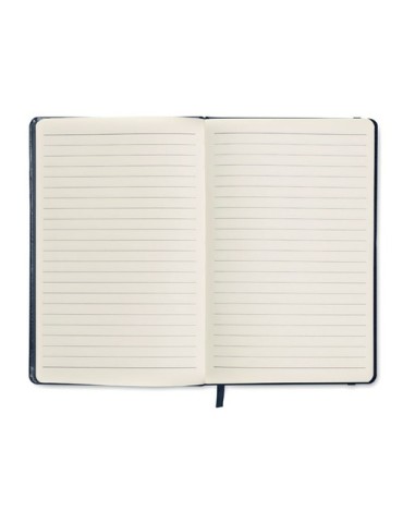 Carnet A5 Ligné Personnalisé - 96 Pages ARCONOT Matières : papier Couleurs : bleu marine cadeau collaborateur premium