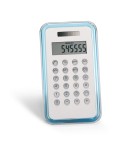 Calculatrice dual  8 chiffres pour entreprise CULCA Matières : polystyrène (PS) Couleurs : bleu transparent
