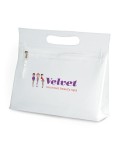 Trousse transparente personnalisée MOONLIGHT Matières : PVC Couleurs : transparent marquage laser ultra précis