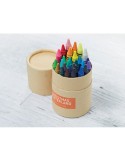 Étui Personnalisé de 30 Crayons Cire - Idéal pour Offrir STRIPER pas cher Matières : cire Couleurs : beige impression haute défi