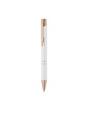 Stylo  en aluminium recyclé BERN ROSE Matières : aluminium recyclé  Couleurs : blanc
