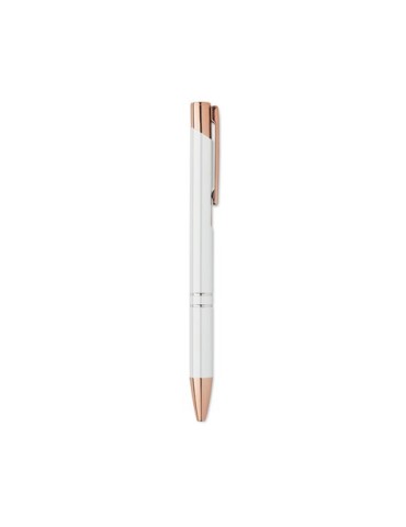 Stylo  en aluminium recyclé BERN ROSE Matières : aluminium recyclé  Couleurs : blanc accessoire événementiel unique