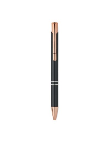 Stylo  en aluminium recyclé BERN ROSE Matières : aluminium recyclé  Couleurs : noir objet promo petit budget