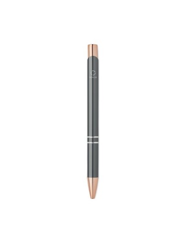 Stylo  en aluminium recyclé BERN ROSE Matières : aluminium recyclé  Couleurs : titane marquage laser ultra précis