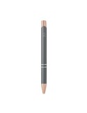 Stylo  en aluminium recyclé BERN ROSE Matières : aluminium recyclé  Couleurs : titane marquage laser ultra précis
