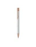 Stylo  en aluminium recyclé BERN ROSE Matières : aluminium recyclé  Couleurs : argenté personnalisable avec votre logo