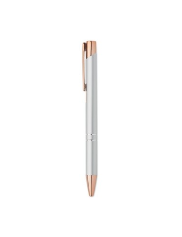 Stylo  en aluminium recyclé BERN ROSE Matières : aluminium recyclé  Couleurs : argenté cadeau client original