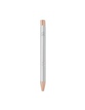 Stylo  en aluminium recyclé BERN ROSE Matières : aluminium recyclé  Couleurs : argenté personnalisation rapide en France