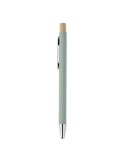 Stylo bille  en aluminium recyclé personnalisé BERGAMO Matières : aluminium recyclé  Couleurs : vert menthe personnalisation rap